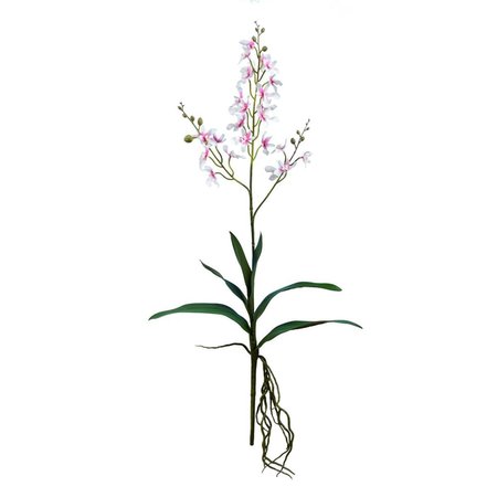 VICKERMAN 30.5 in. Mini Pink &amp; White Orchid Spray FC180779